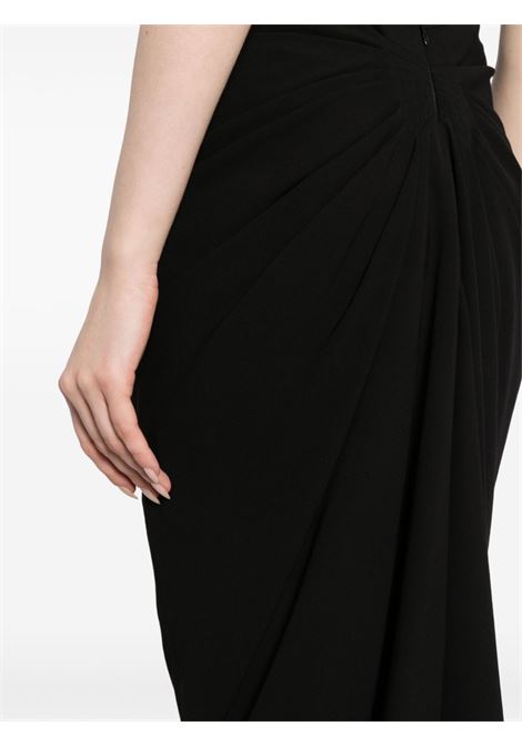 Gonna midi con ruches in nero - donna DRIES VAN NOTEN | 2410108078314900